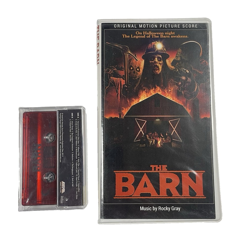 THE BARN Signed RED Cassette BIG BOX #8/25 New Sealed LTD Horror Movie Score OST
